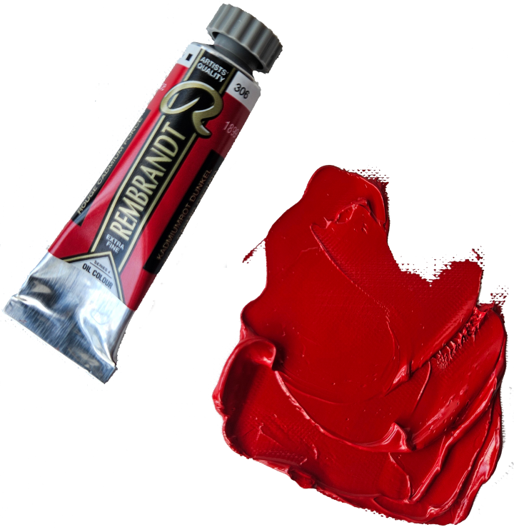 Rembrandt oil colour tube
