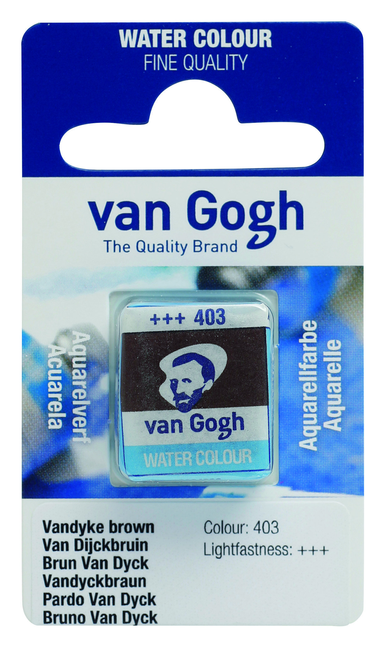 Van Gogh Watercolour Pan Raw Umber 1 piece