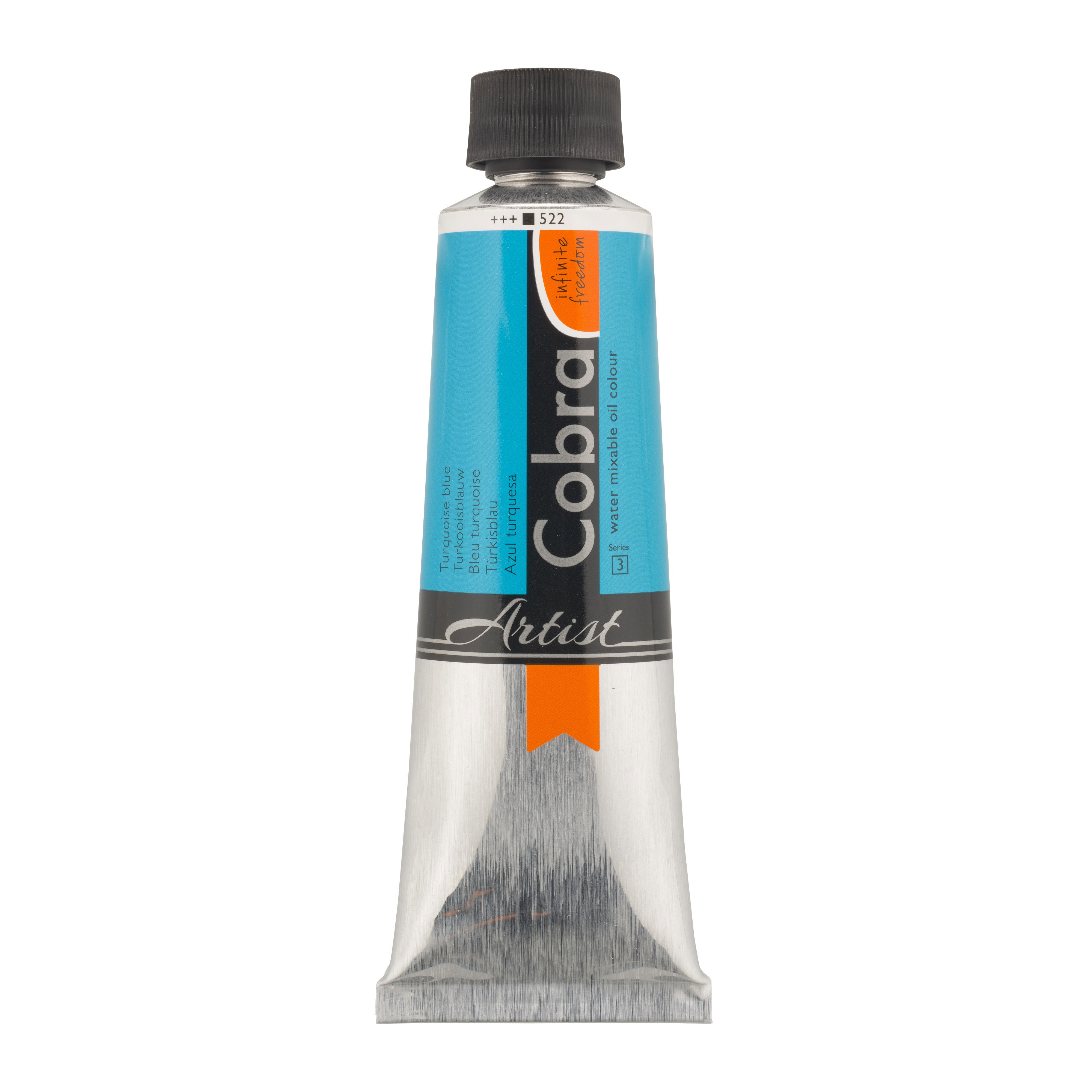 Cobra Artist Oil Colour Tube 150 ml Turquoise Blue