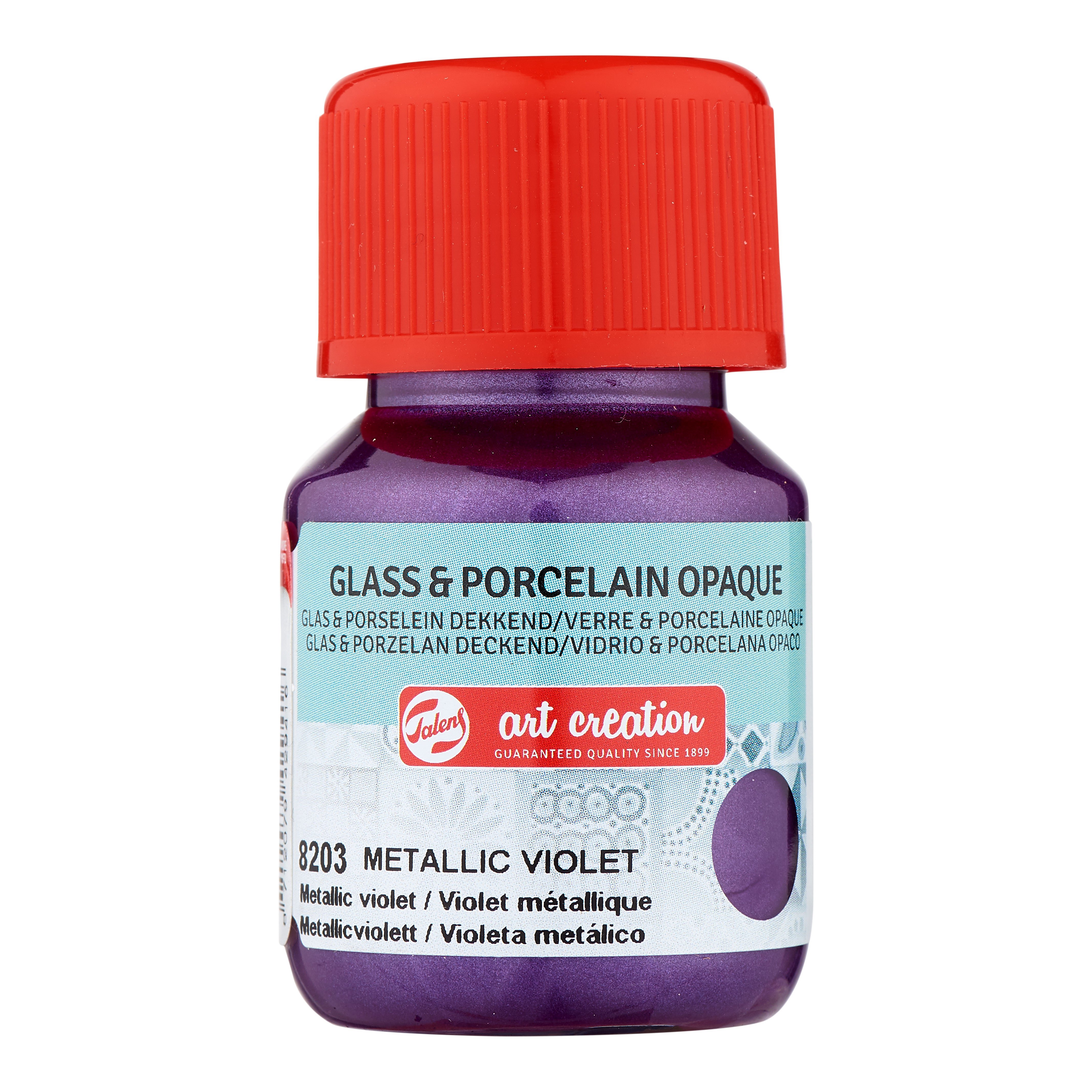 Talens Art Creation Glass & Porcelain Opaque Bottle 30 ml Metallic Violet