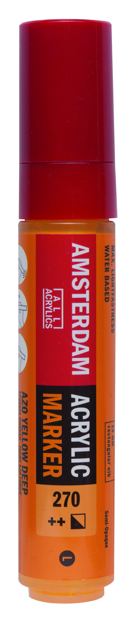 Amsterdam Acrylic Marker 15 mm Azo Yellow Deep