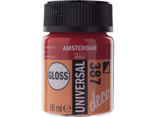 Amsterdam Acrylics Universal Gloss Paint Bright Red 16ml