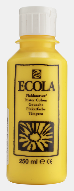 Ecola Gouache Bottle 250 ml Yellow Thumbnail