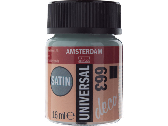 Amsterdam Acrylics Universal Satin Paint Grey Green 16ml