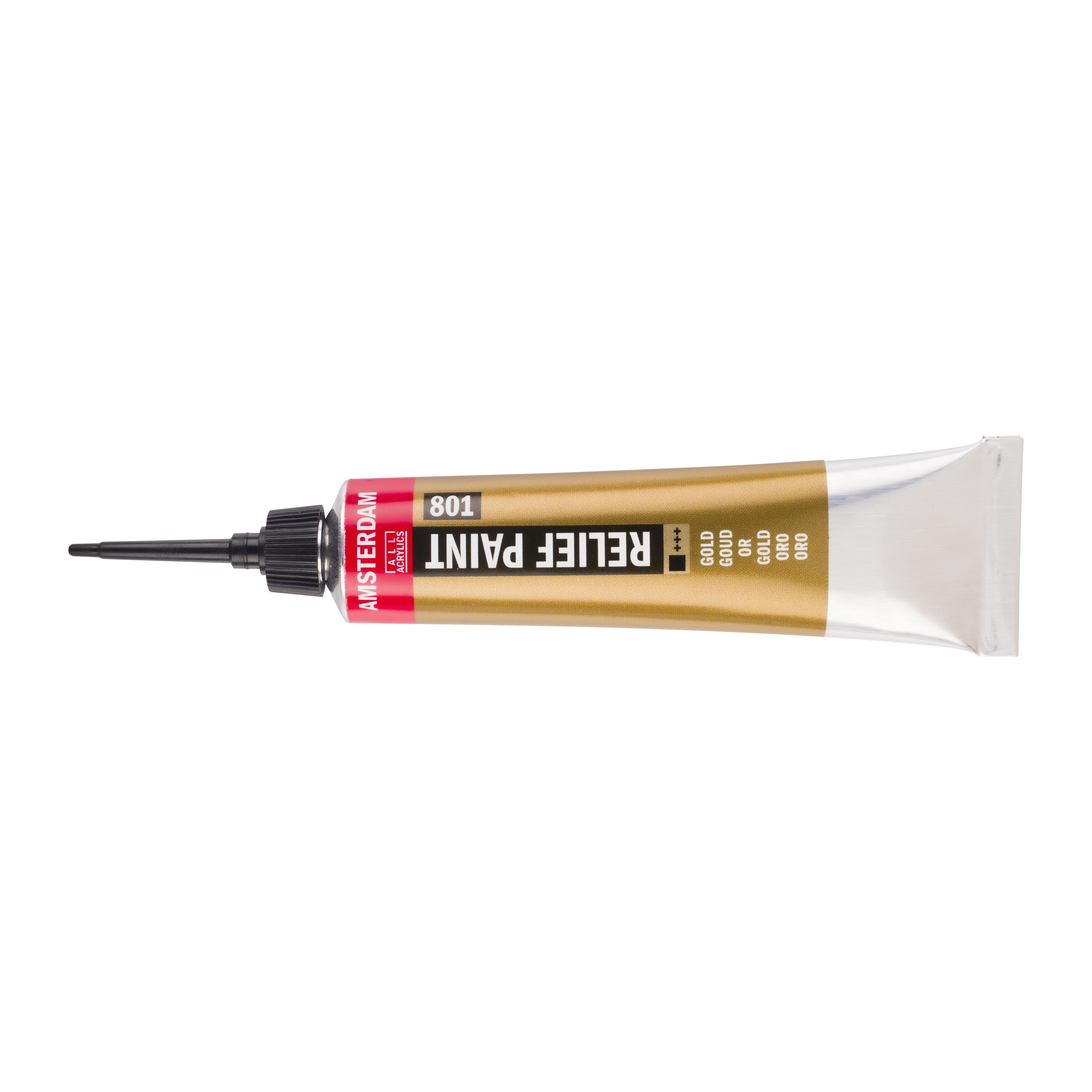 Amsterdam Relief Paint Tube 20 ml Gold