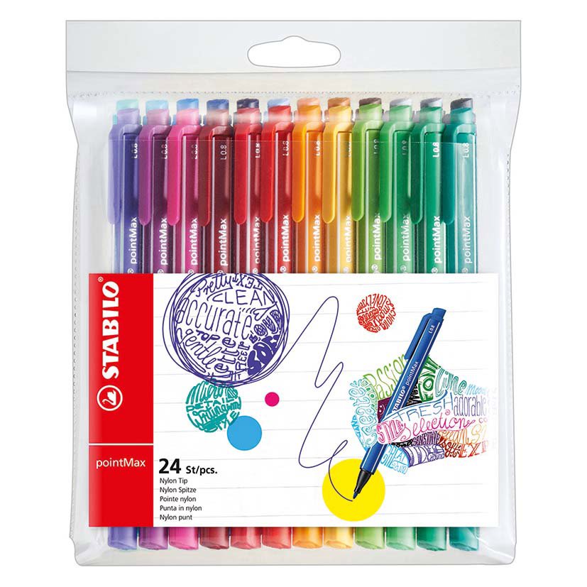 Stabilo pointMax Wallet 24 Pieces