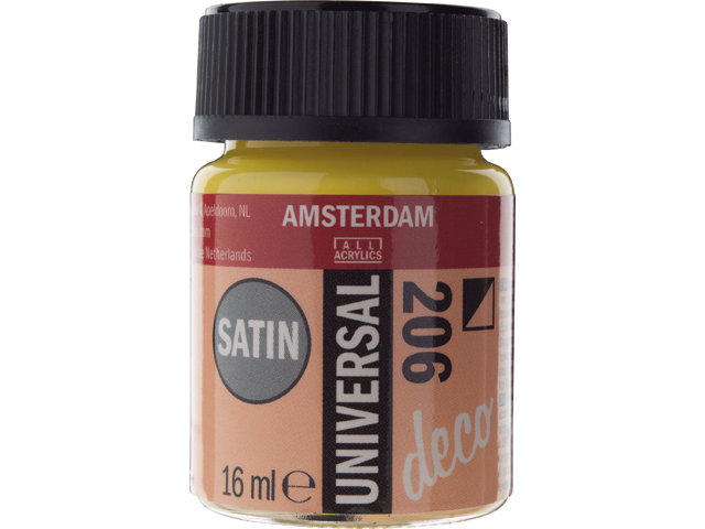 Amsterdam Acrylics Universal Satin Paint Provence Yellow 16ml
