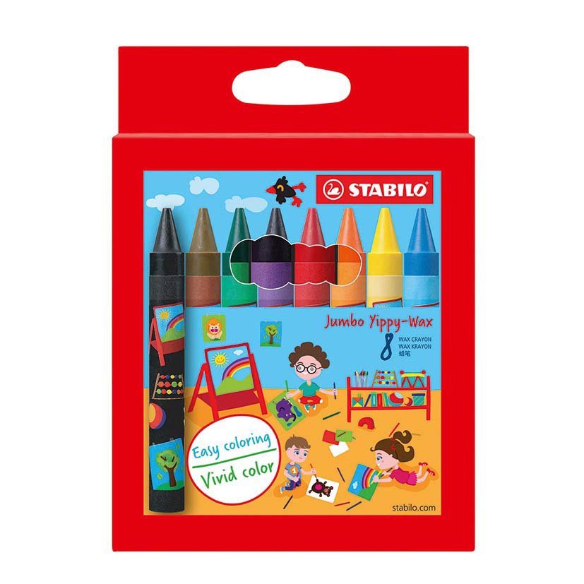 YIPPY-Wax JUMBO Cardboard 8 Colors
