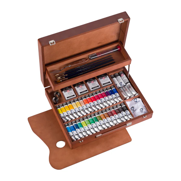 Van Gogh Superior Oil Colour Wooden Box  Set Thumbnail
