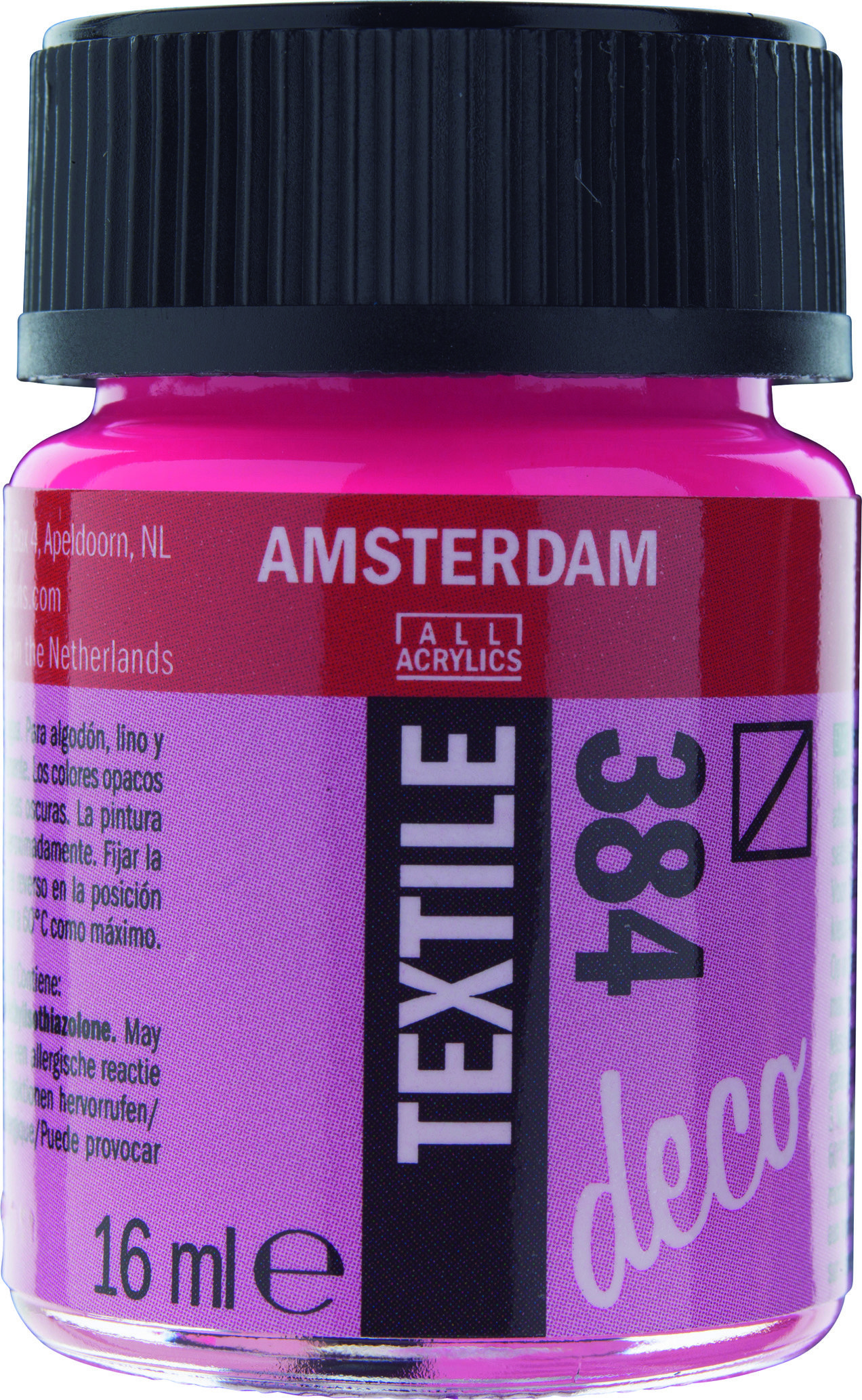 Amsterdam Acrylics Textile Paint Reflex Rose 16ml