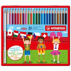 Stabilo Color Metal Box Swano 24 colors