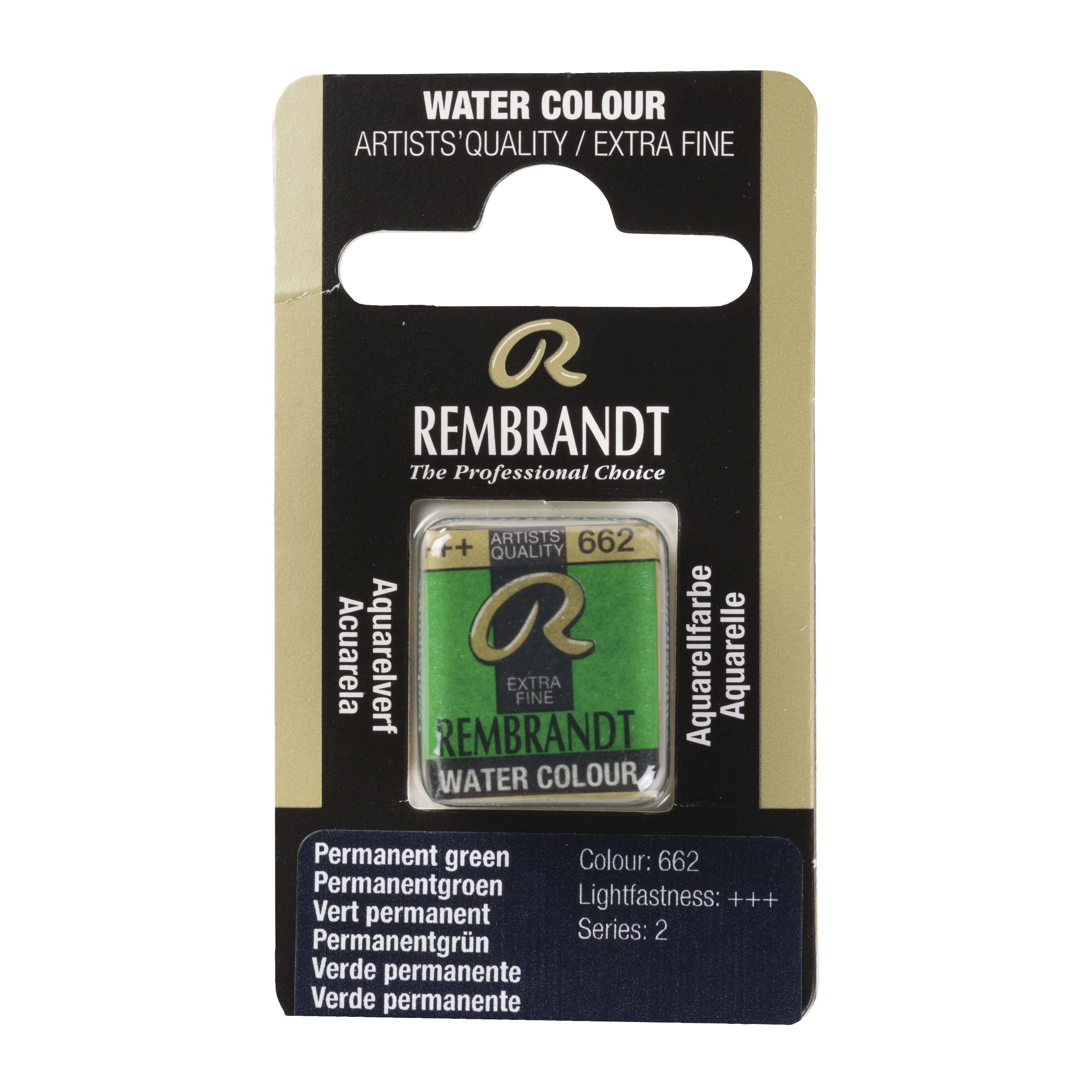 Rembrandt Watercolour Pan G Permanent Green 1 piece