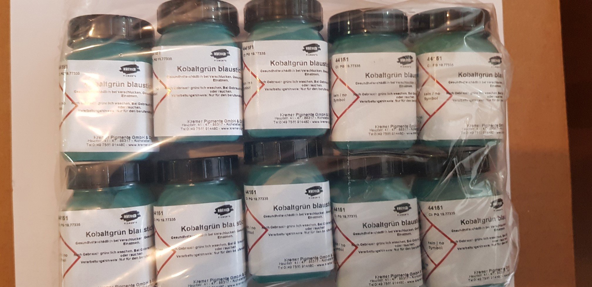 Kremer Pigment Green Bluish 100g