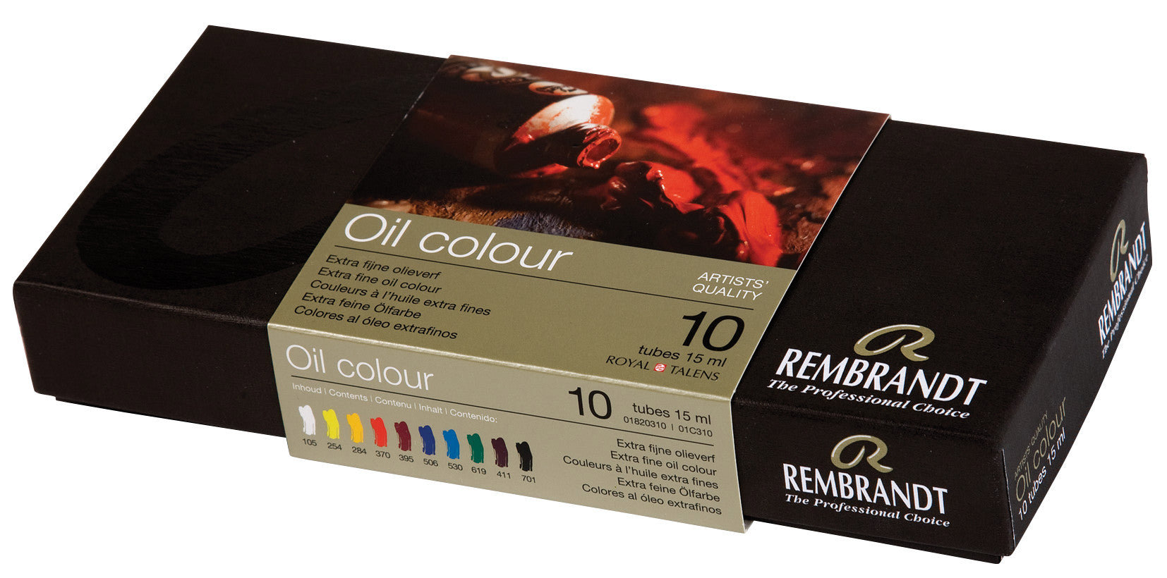 Rembrandt Oil colour basic set 10 x 15 ml