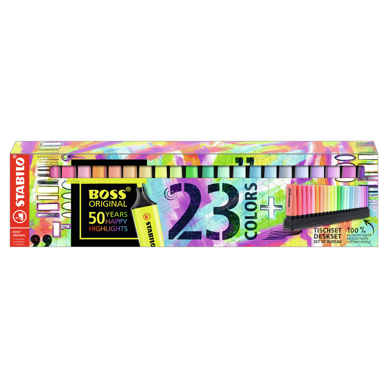 BOSS Original Deskset 50th Anniversary Edition 23 Pieces