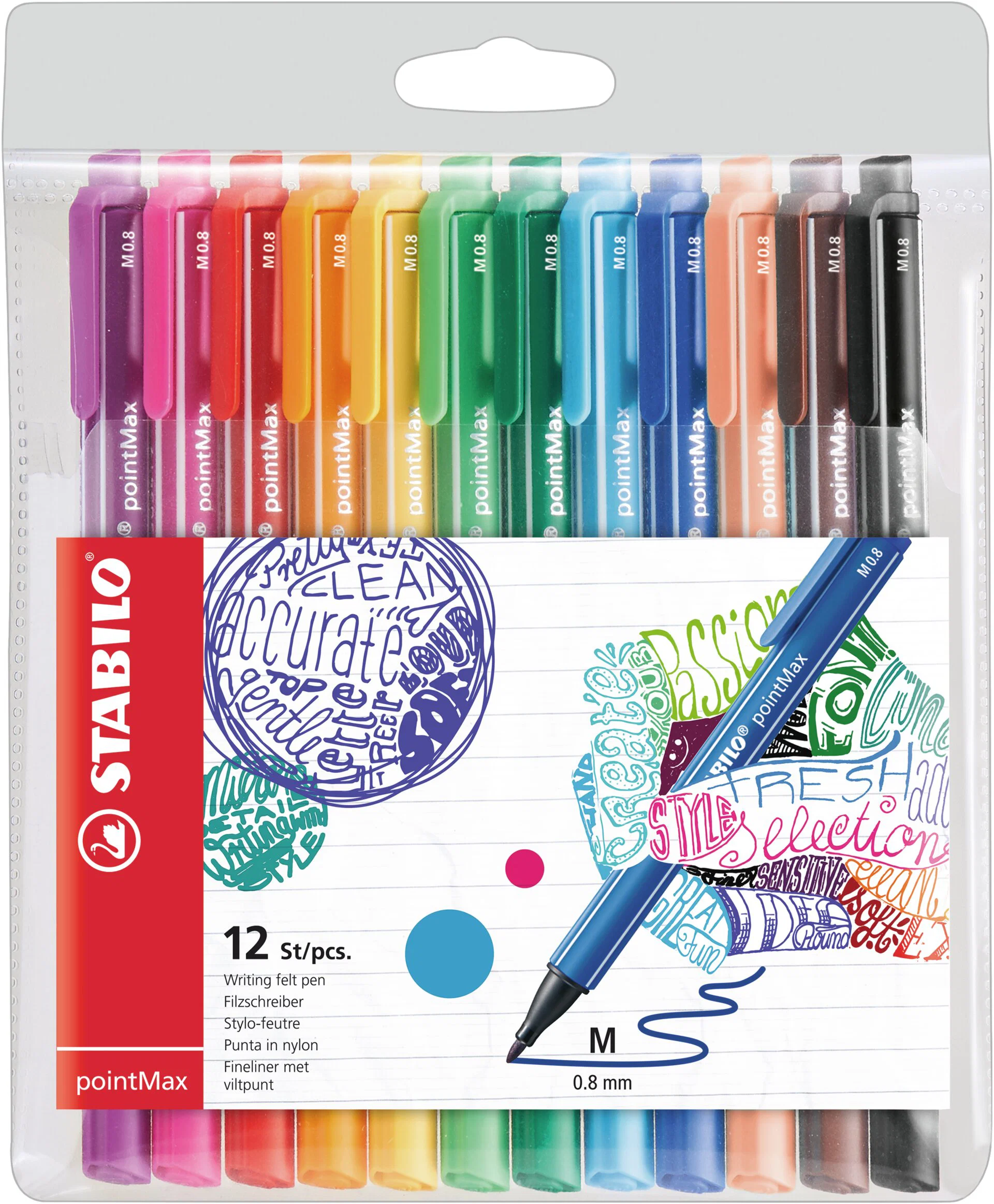 Stabilo pointMax Wallet 12 Pieces