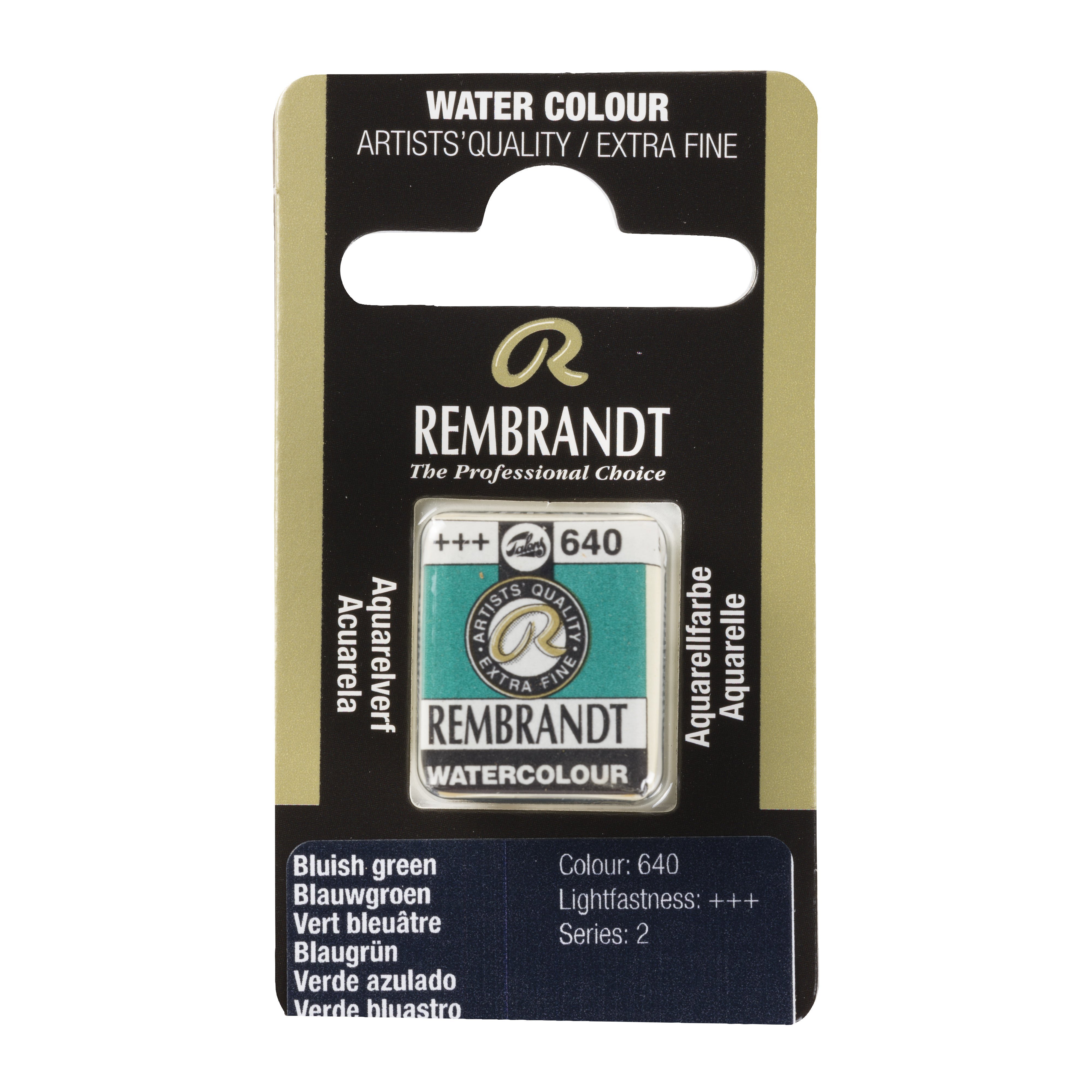 Rembrandt Watercolour Pan B Bluish Green 1 piece