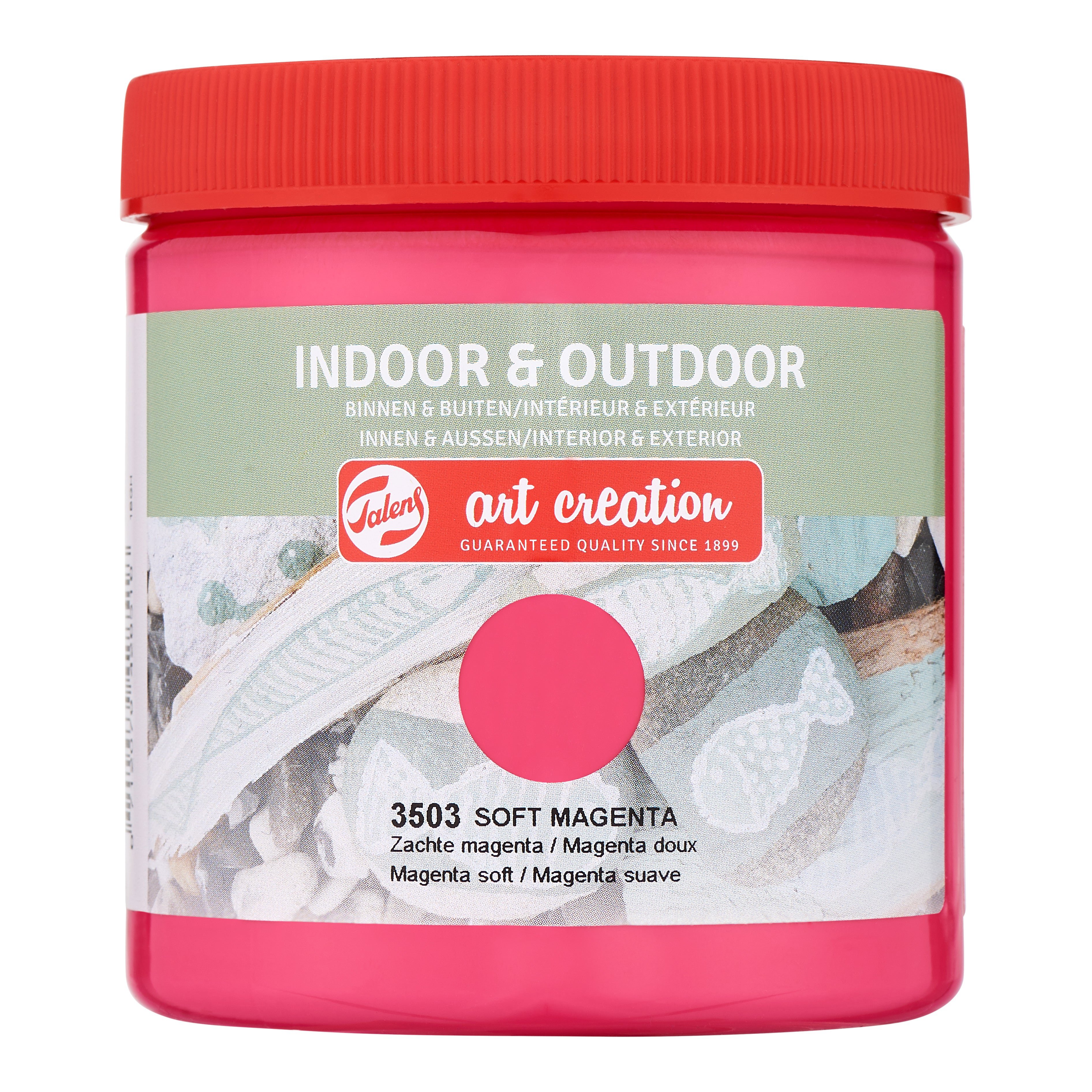 Talens Art Creation Indoor & Outdoor Jar 250 ml Soft Magenta