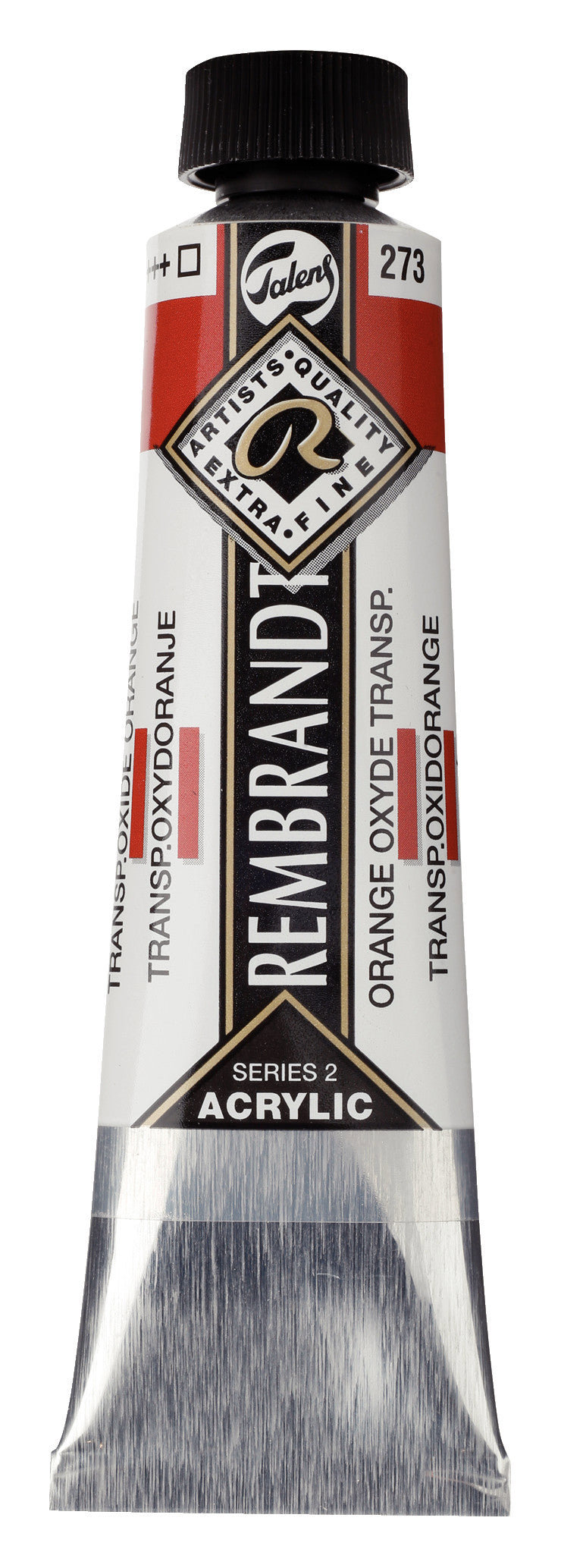 Rembrandt Acrylic Colour Tube 40 ml Transparent Oxide Orange