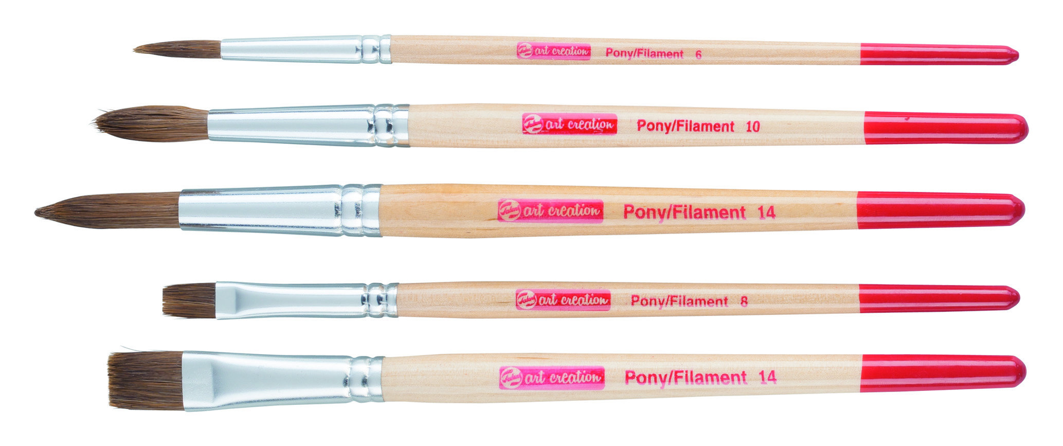 Talens Art Creation Watercolour Brush Set Pony/Polyester 5 brushes