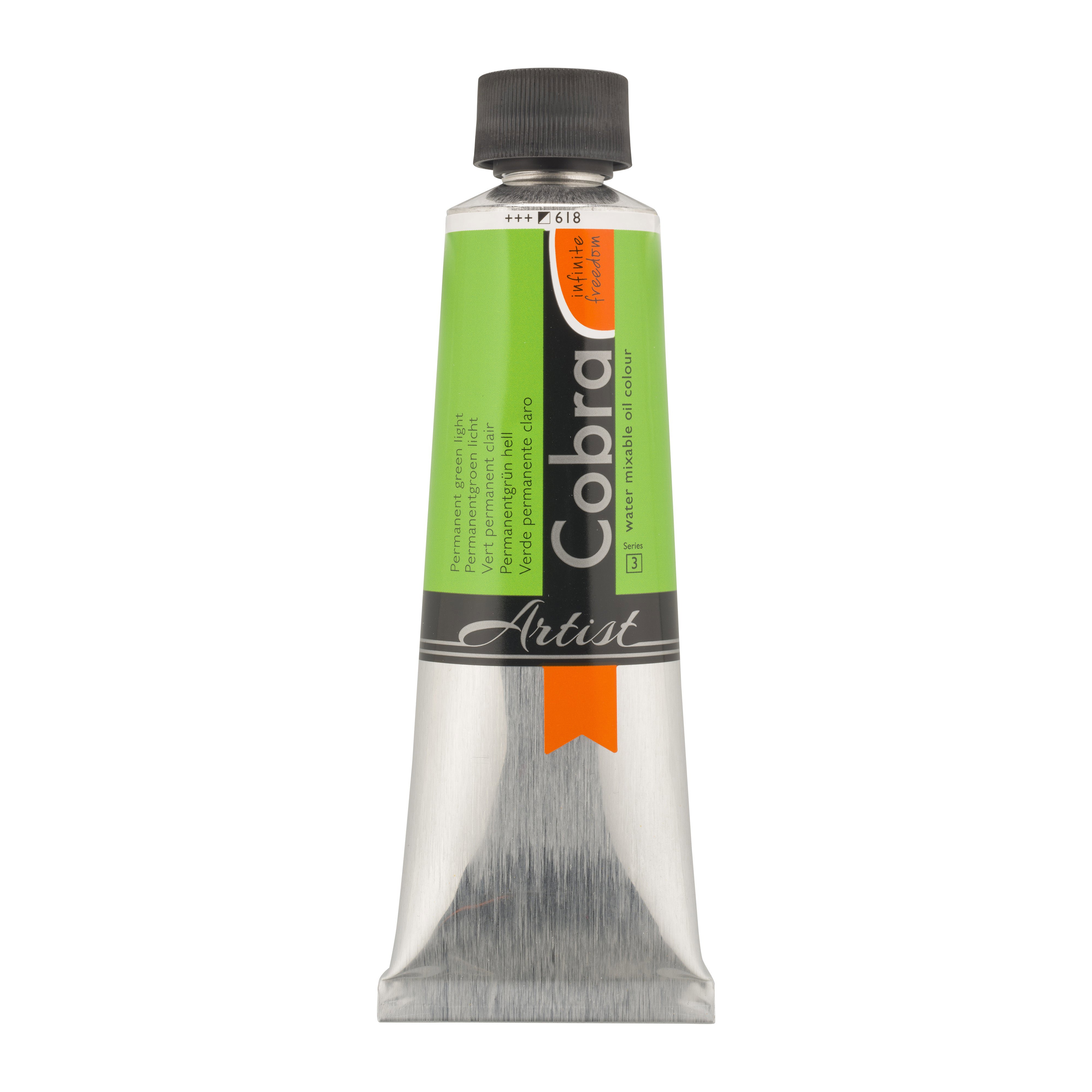 Cobra Artist Oil Colour Tube 150 ml Permanent Green Light