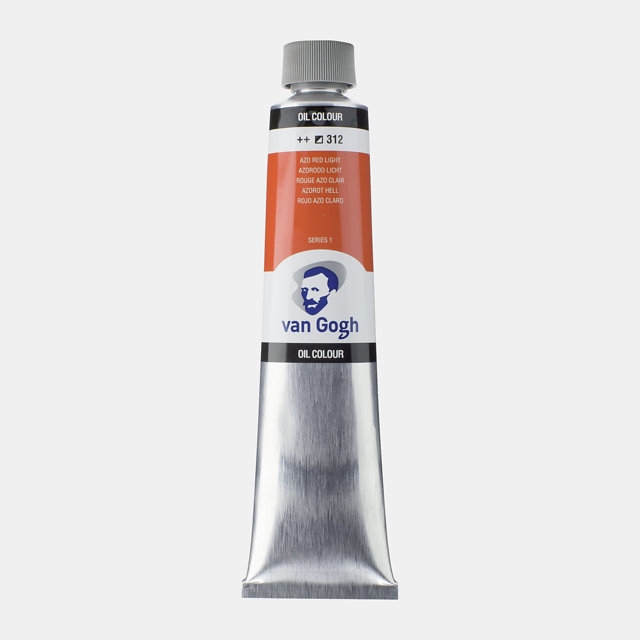 Van Gogh Oil Colour Tube 200 ml Azo Red Light Thumbnail