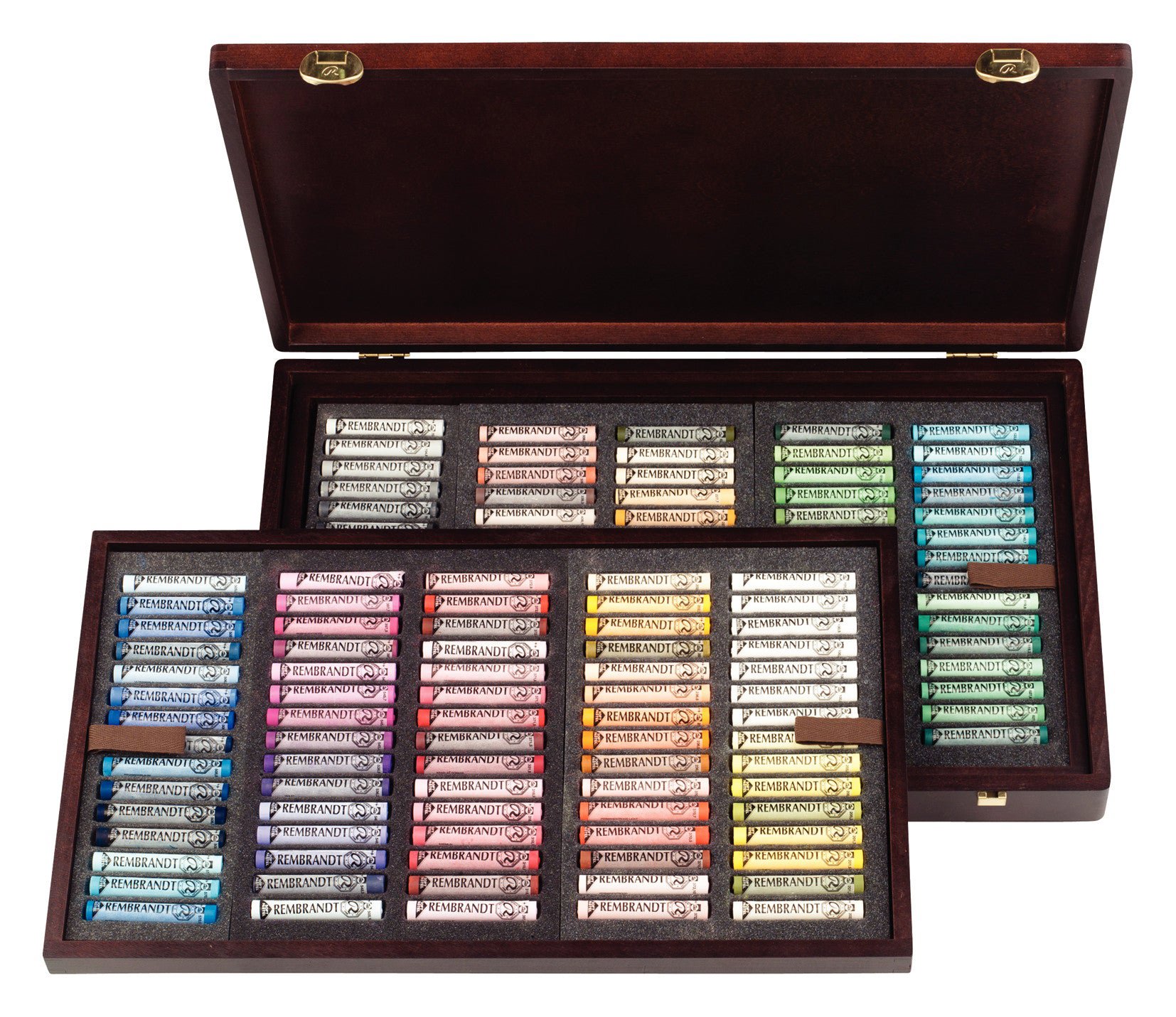 Rembrandt Soft Pastel Wooden Box Set Complete Selection 150 Whole Pastels