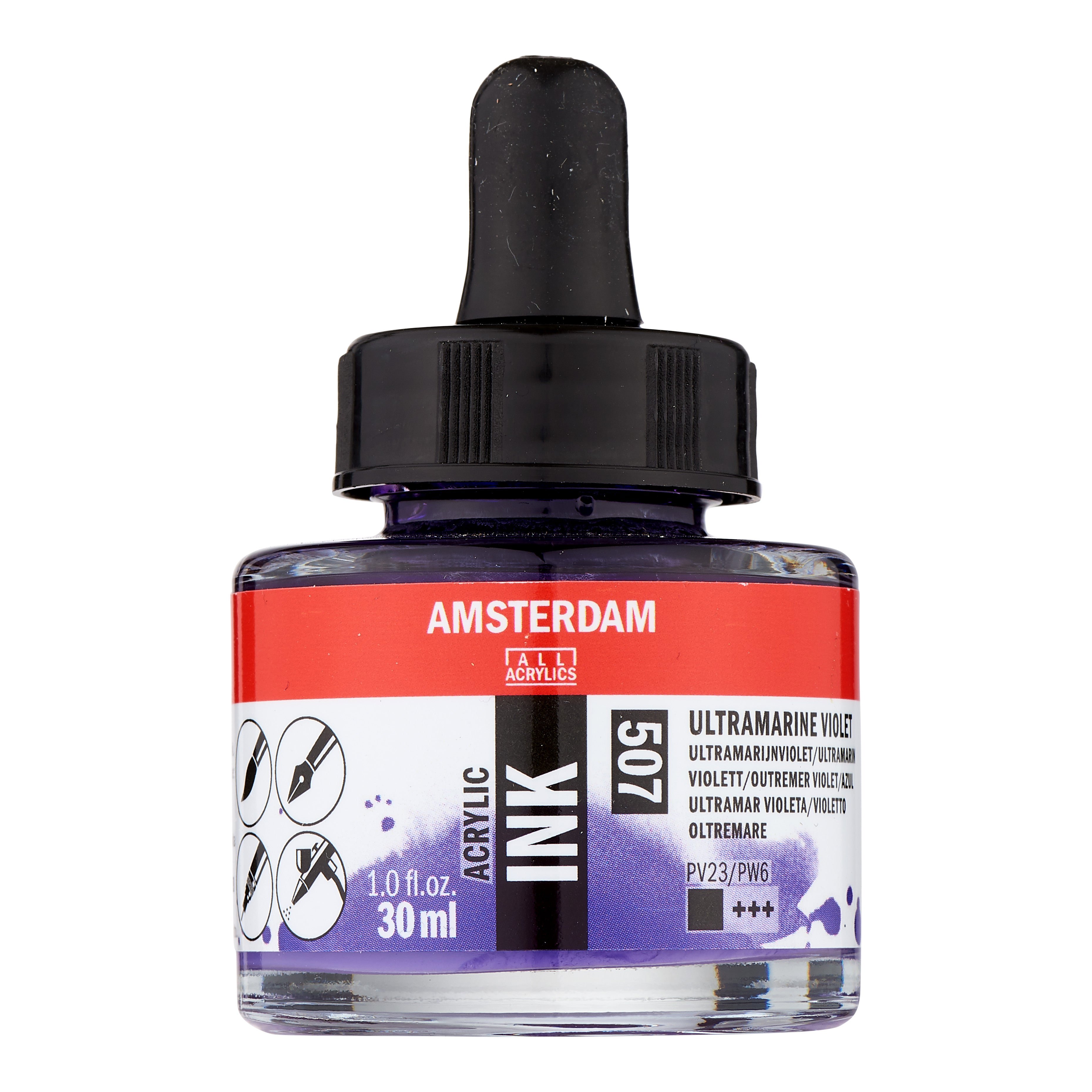Amsterdam Acrylic Ink Bottle 30 ml Ultramarine Violet