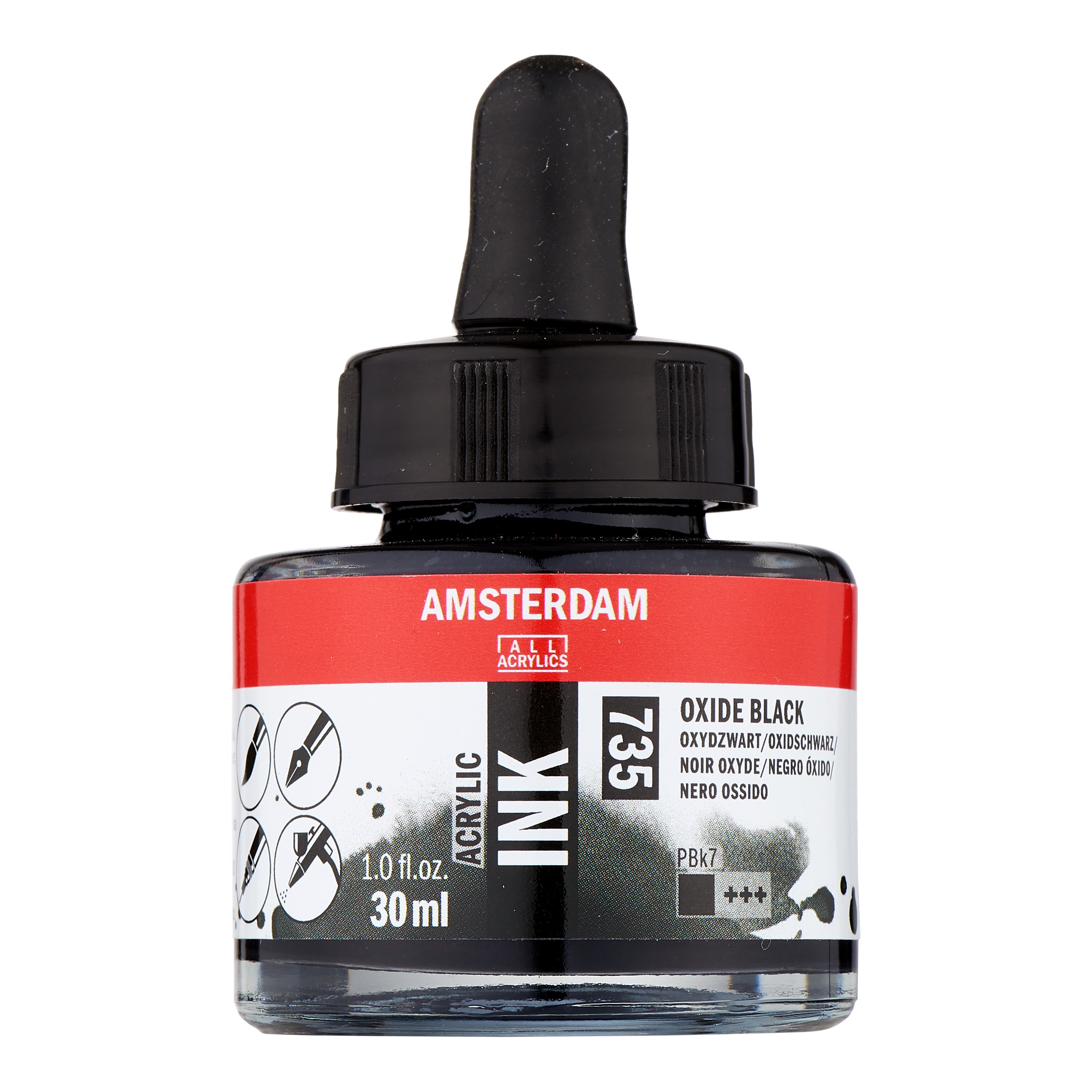 Amsterdam Acrylic Ink Bottle 30 ml B Oxide Black