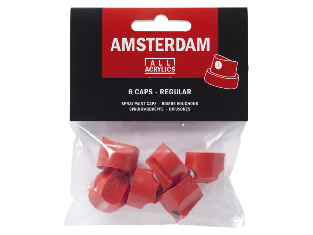 Amsterdam Acrylics Spray Caps x6