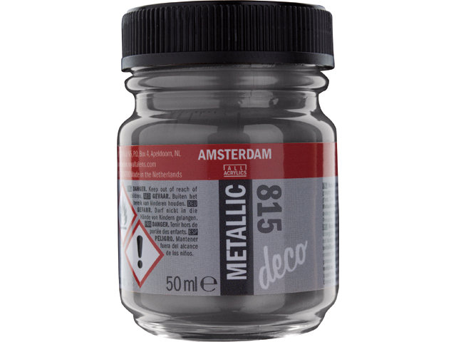Amsterdam Acrylics Metallic Paint Pewter 50ml