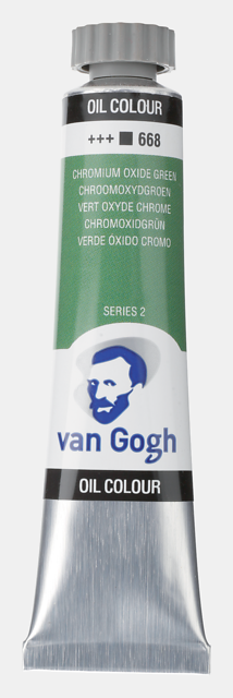 Van Gogh Oil Colour Tube 20 ml Chromium Oxide Green Thumbnail