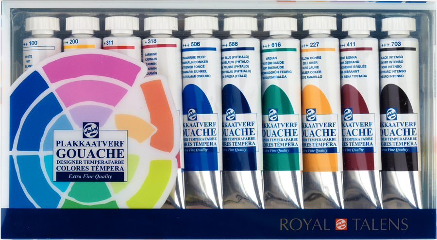Royal Talens Gouache Plastic Set 10×20 ml Thumbnail