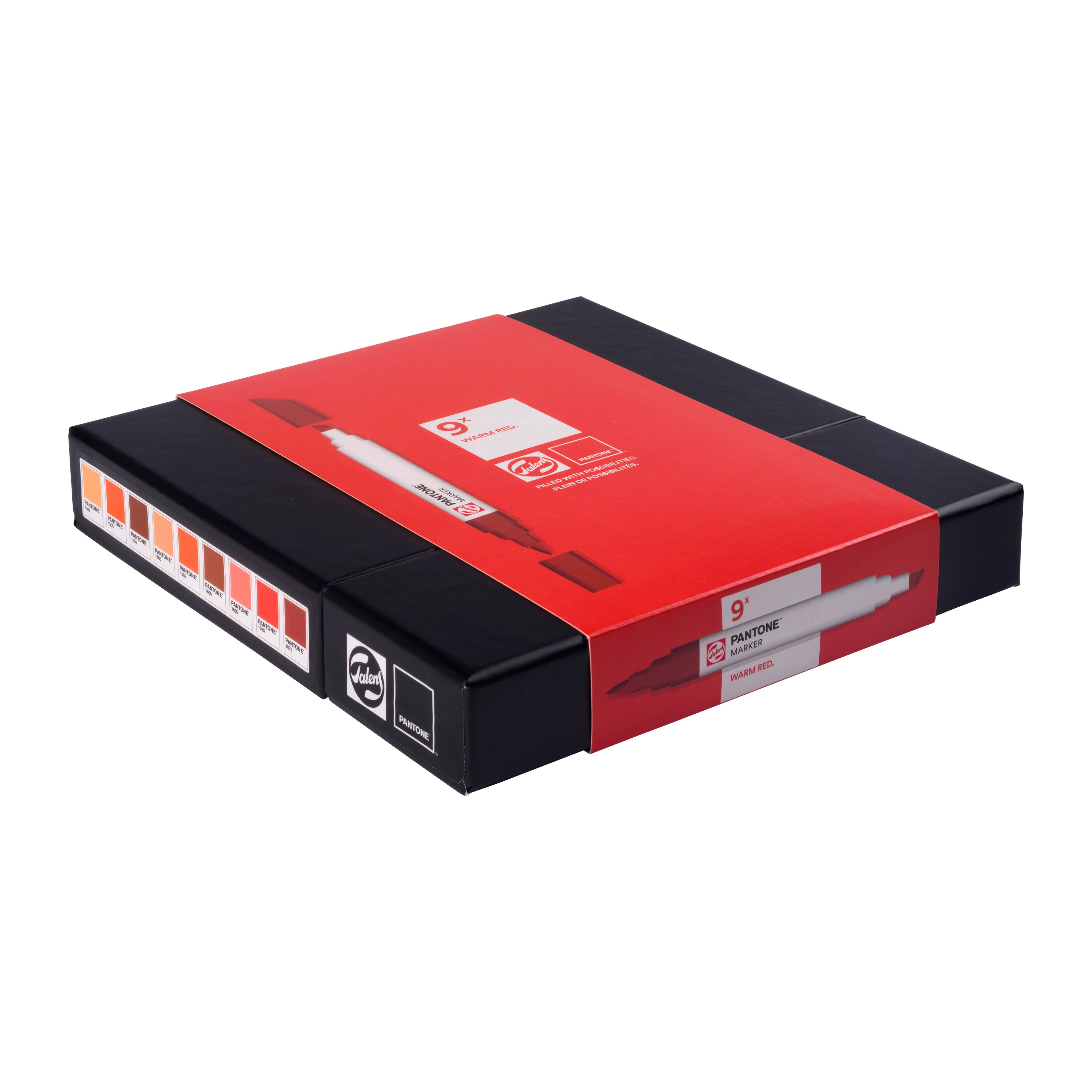 Talens Pantone Set Warm Red x9 Markers Thumbnail