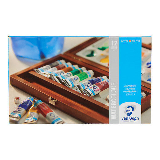 Van Gogh Watercolour Wooden Box Set