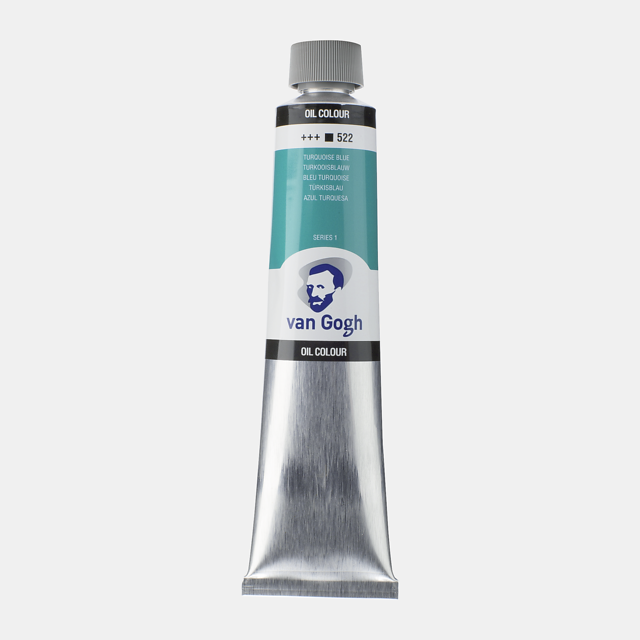 Van Gogh Oil Colour Tube 200 ml Turquoise Blue Thumbnail