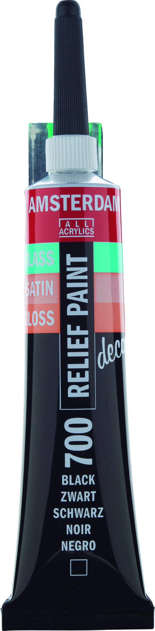 Amsterdam Acrylics Relief Paint Black 20ml