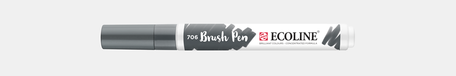 Ecoline Brush Pen Deep Grey 1 piece Thumbnail