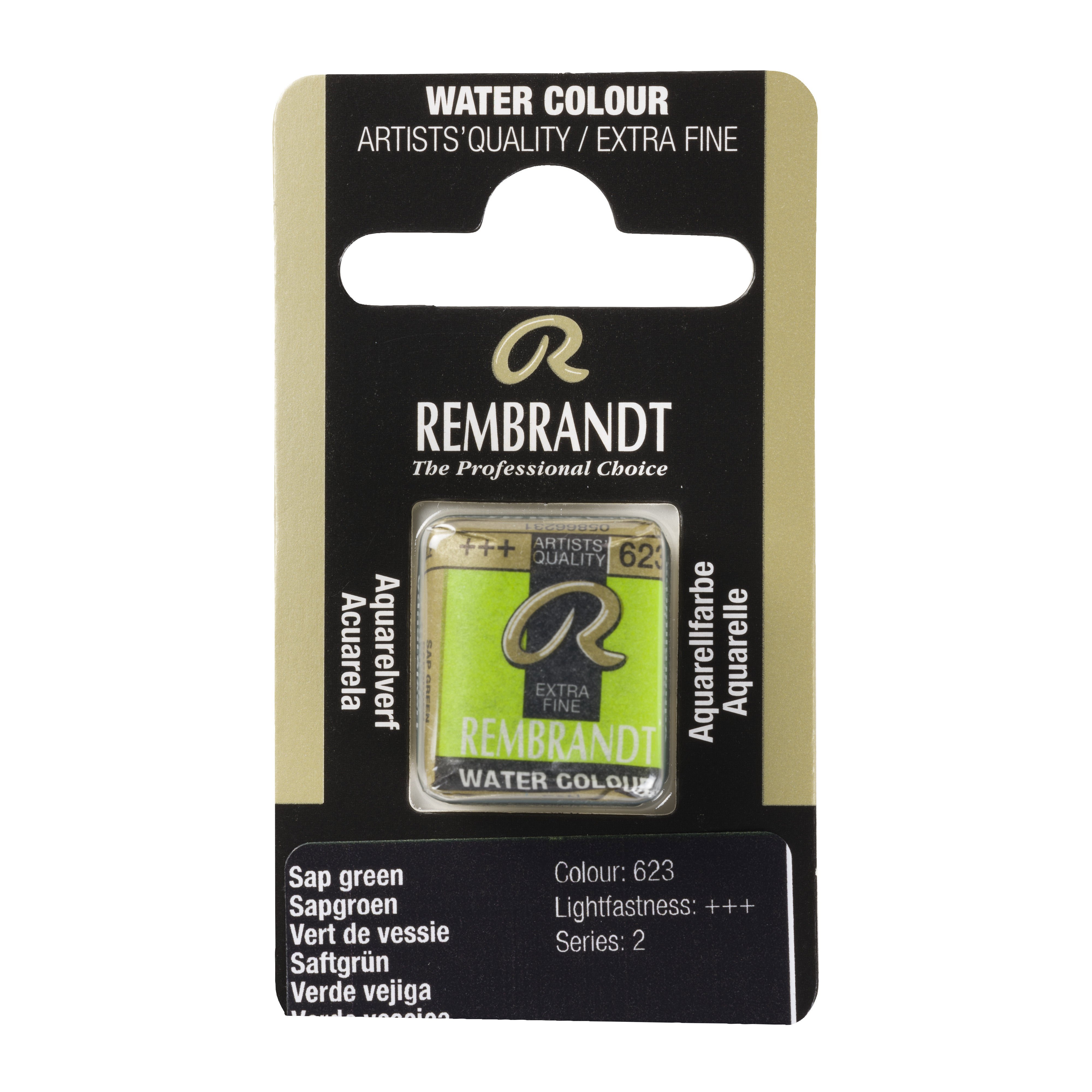 Rembrandt Watercolour Pan G Sap Green 1 piece