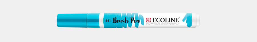 Ecoline Brush Pen Sky Blue Light 1 piece Thumbnail