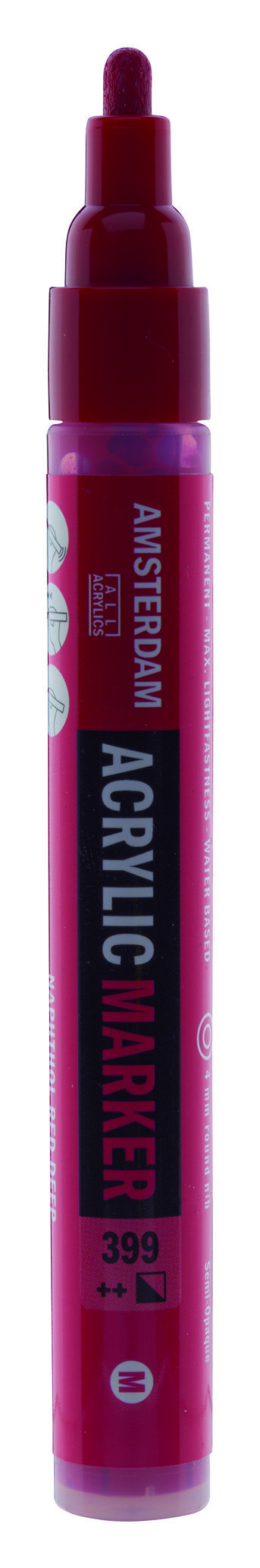 Amsterdam Acrylic Marker 4 mm Naphthol Red Deep