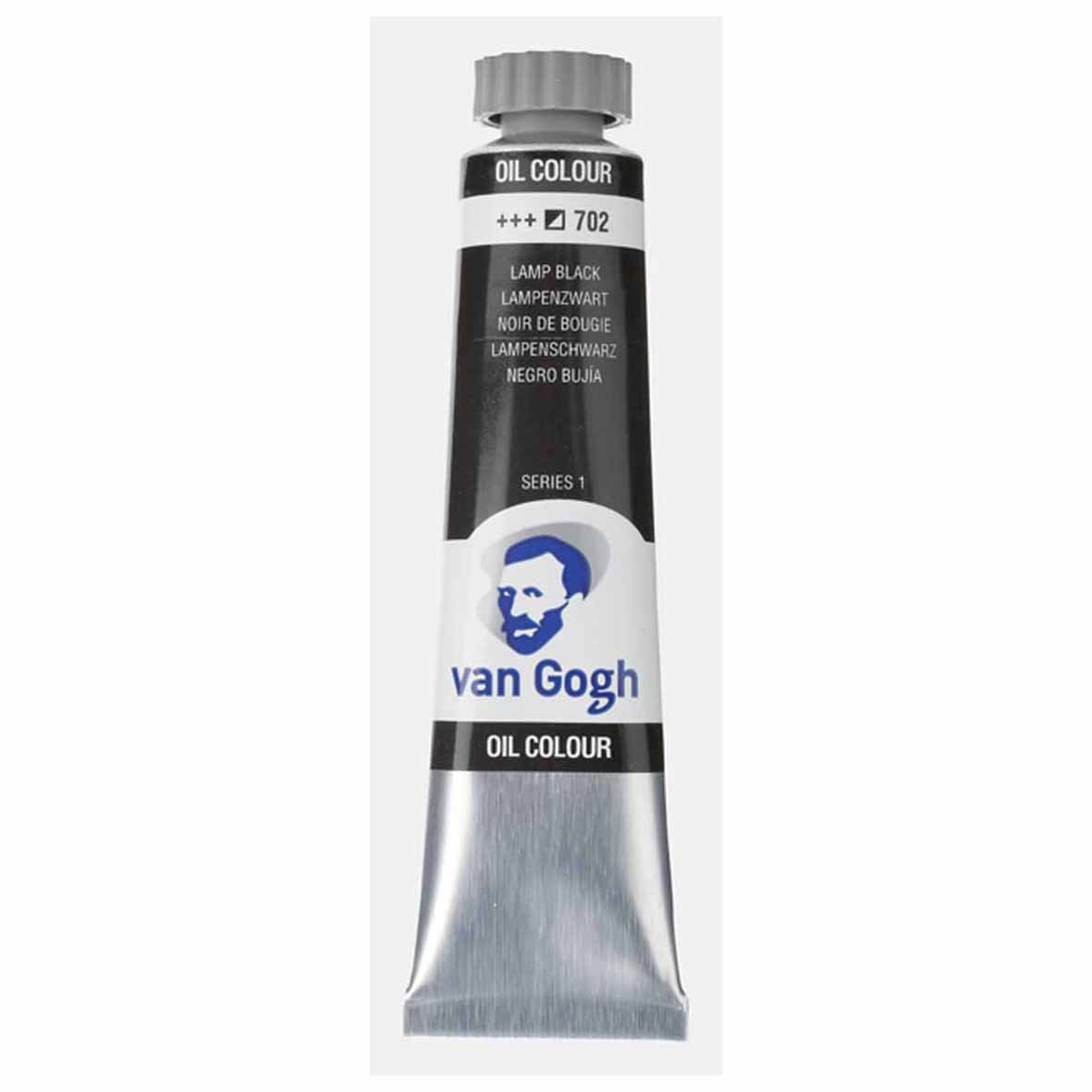 Van Gogh Oil Colour Tube 20 ml B Lamp Black