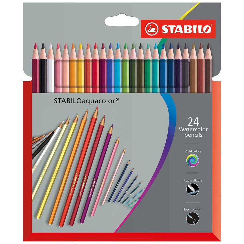 Stabilo Aquacolor Pencil Wallet 24 Colors