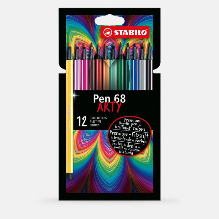 ARTY Pen 68 Wallet 12 Pieces