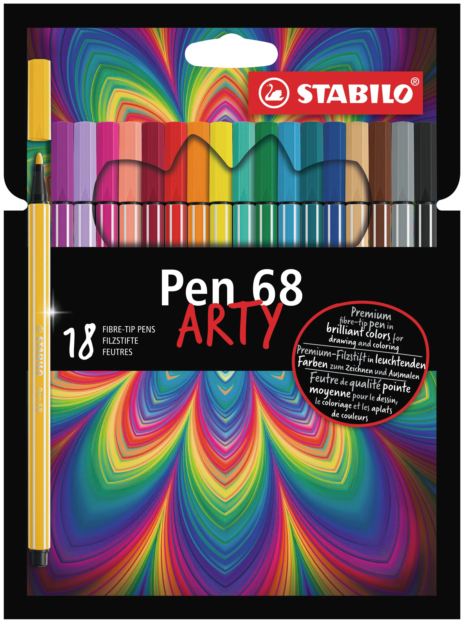 ARTY Pen 68 Wallet 18 Pieces