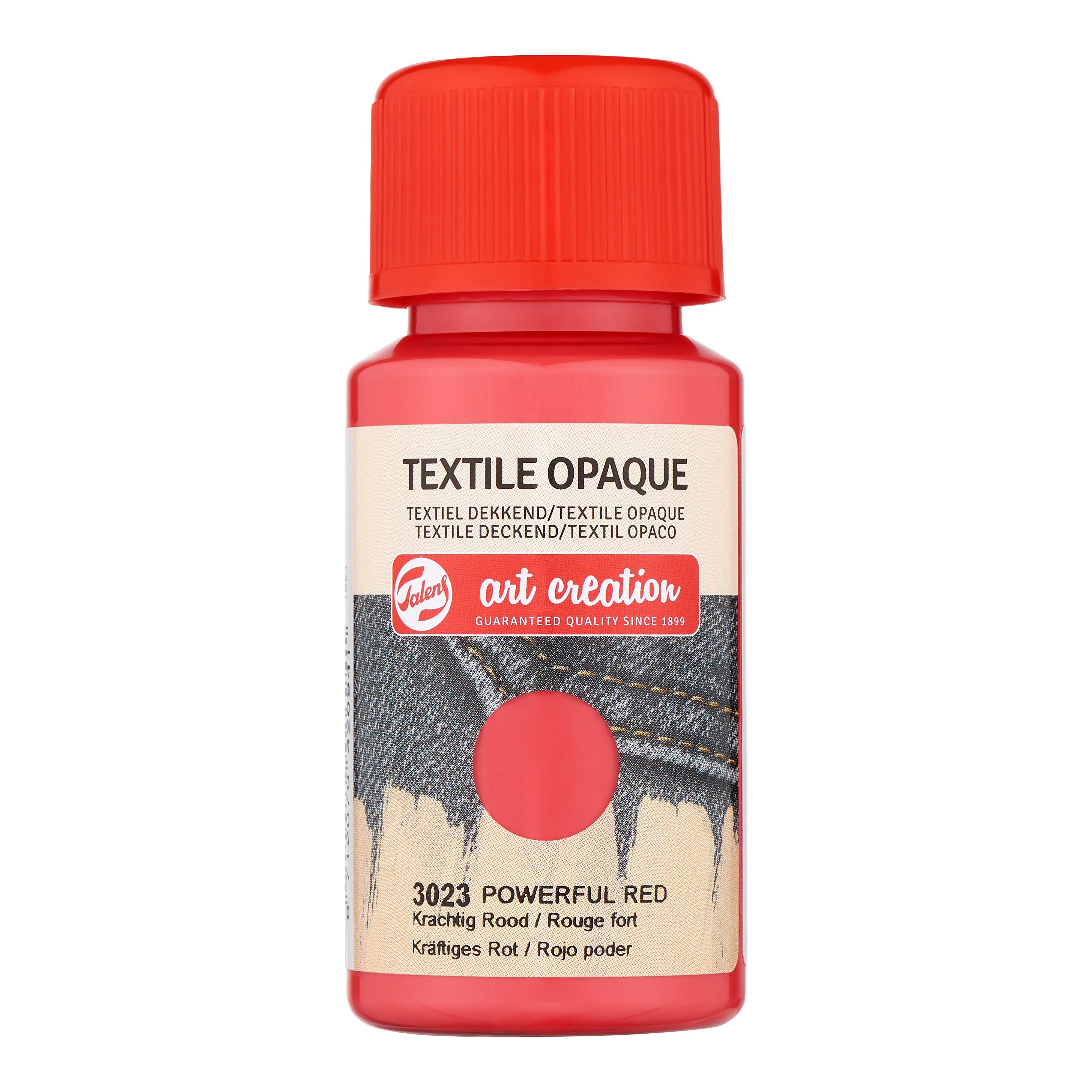 Talens Art Creation Textile Opaque Bottle 50 ml Powerful Red