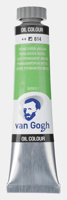 Van Gogh Oil Colour Tube 20 ml Permanent Green Medium Thumbnail