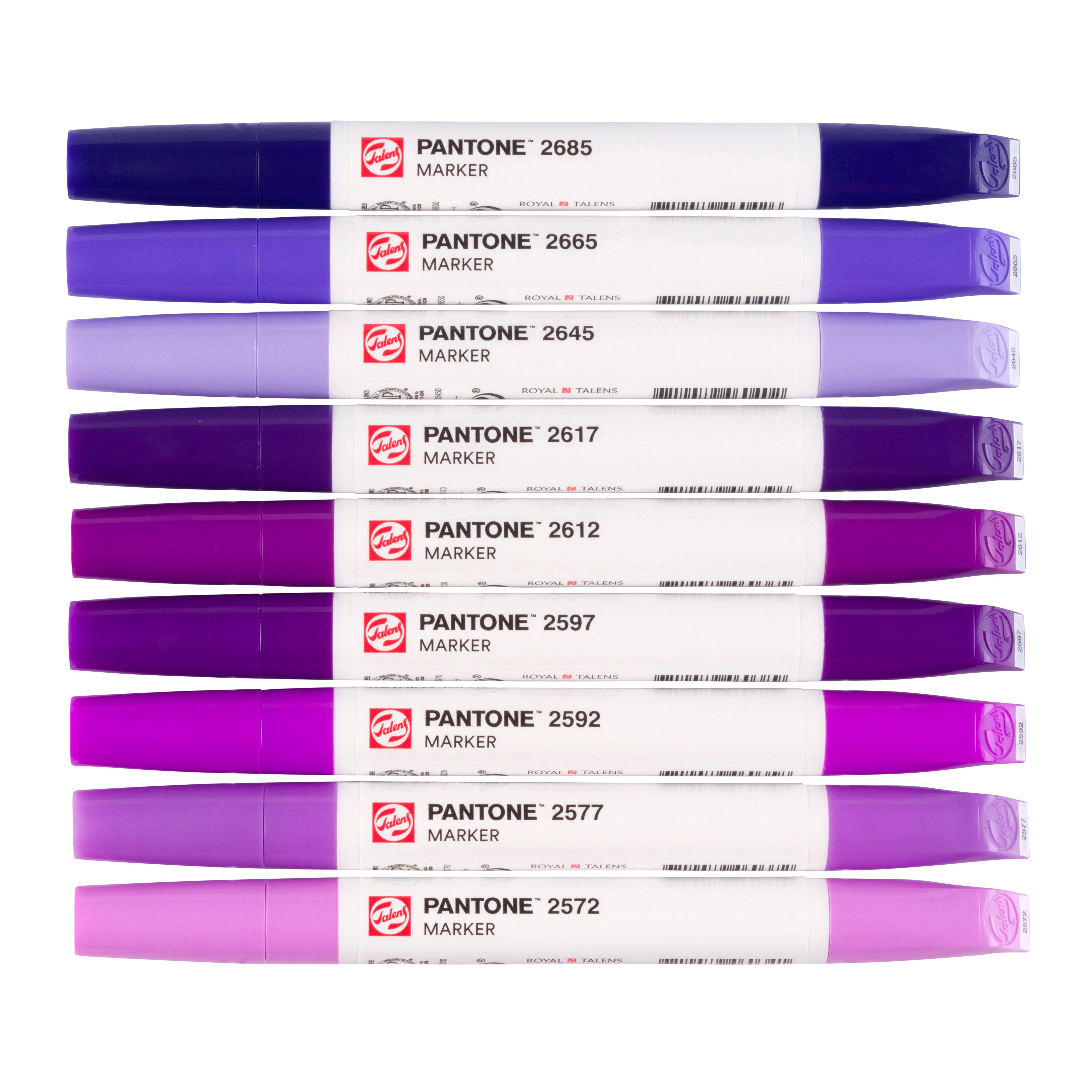 Talens Pantone Set Purple x9 Markers Thumbnail