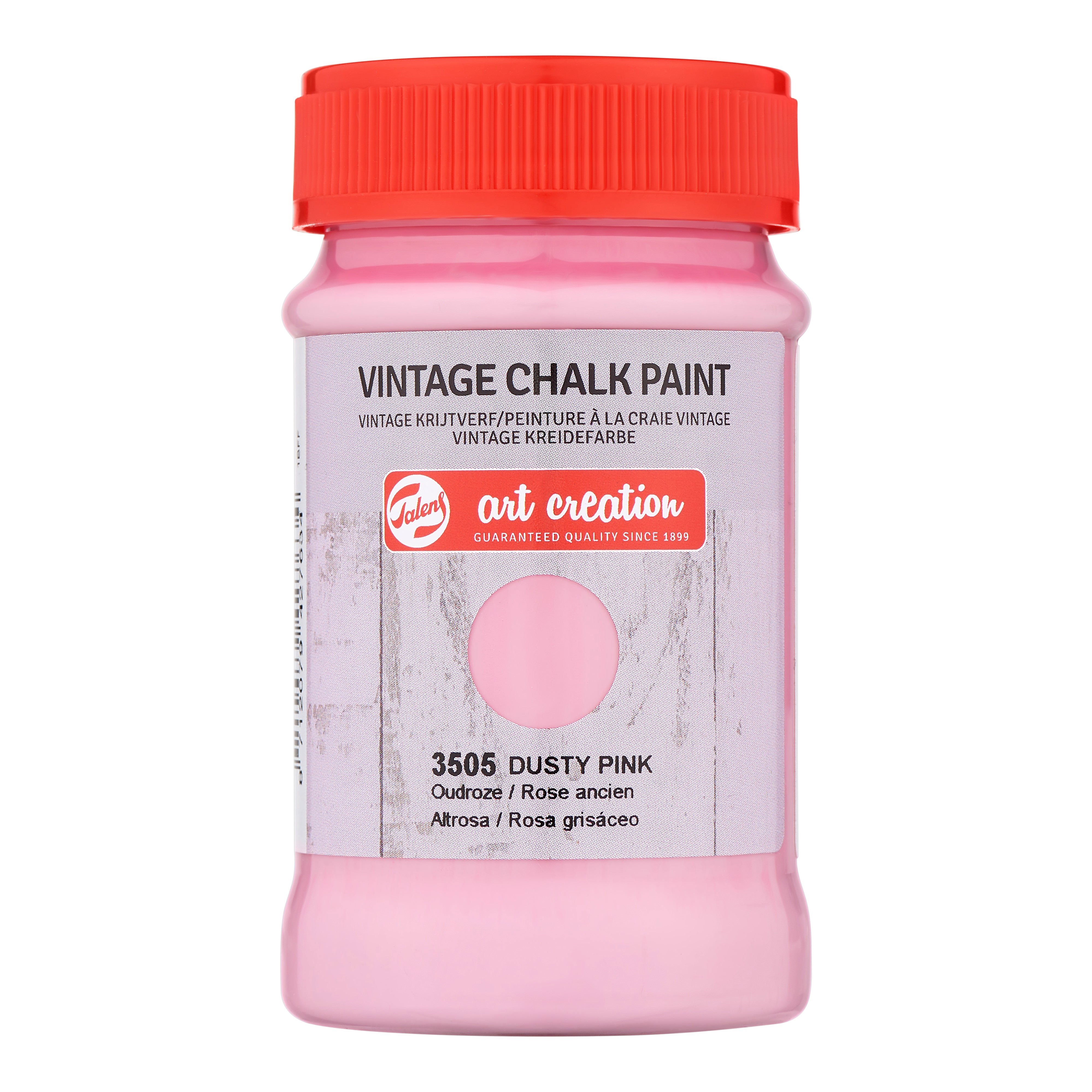 Talens Art Creation Vintage Chalk Jar 100 ml Dusty Pink
