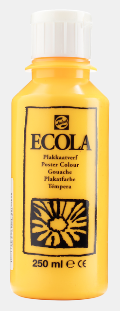 Ecola Gouache Bottle 250 ml Deep Yellow Thumbnail